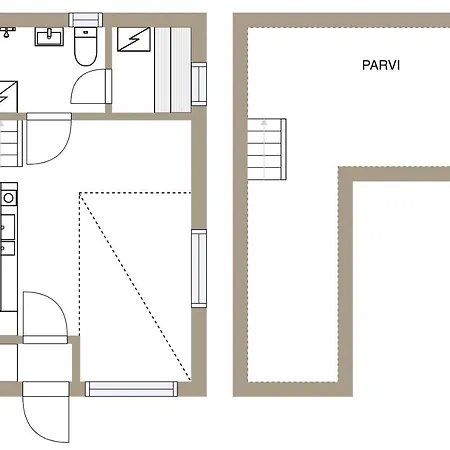 Διαμέρισμα Leviloma - 27m2 A - Huoneisto Loma-asunto Levistar Majoitus - Levistar *